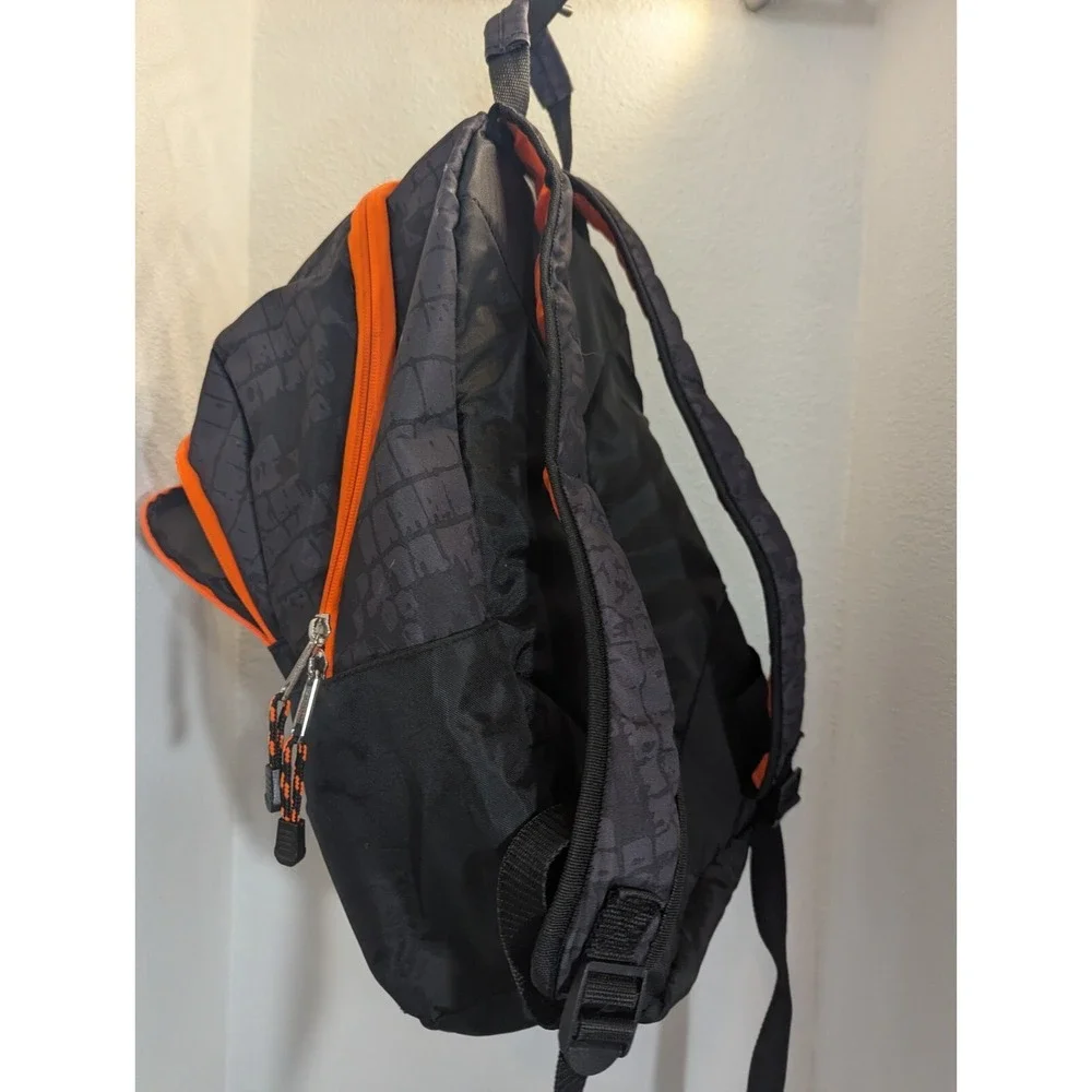 EastSport Backpack Large Black Gray Orange School Sports Daypack backpacking hik